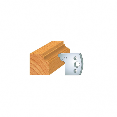 JEU DE 2 FERS PROFILES ACIER HT 40MM  N°067