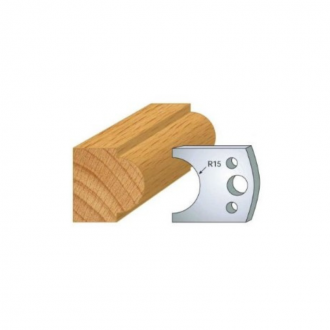 JEU DE 2 FERS PROFILES ACIER HT 40MM  N°066