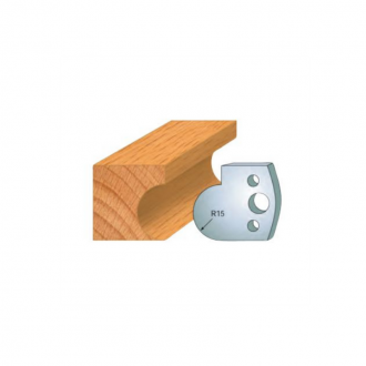 JEU DE 2 FERS PROFILES ACIER HT 40MM  N°065