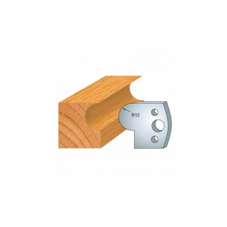 JEU DE 2 FERS PROFILES ACIER HT 40MM  N°058