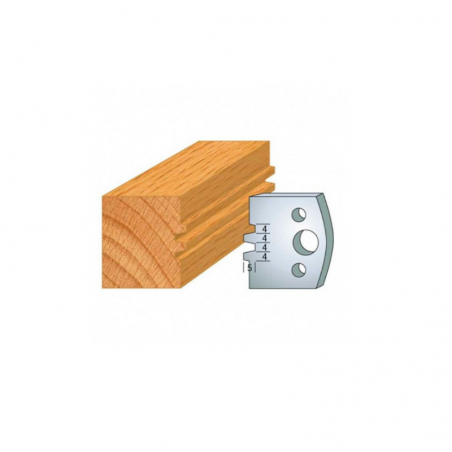 JEU DE 2 FERS PROFILES ACIER HT 40MM  N°075