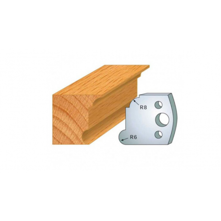 JEU DE 2 FERS PROFILES ACIER HT 40MM  N°053