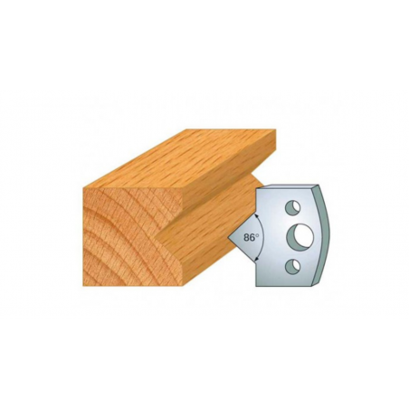 JEU DE 2 FERS PROFILES ACIER HT 40MM  N°035