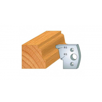 JEU DE 2 FERS PROFILES ACIER HT 40MM  N°031