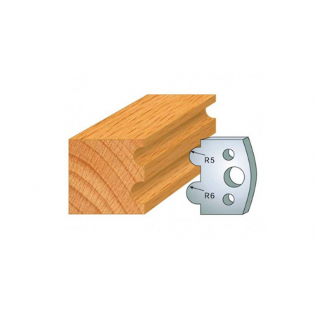 JEU DE 2 FERS PROFILES ACIER HT 40MM  N°030