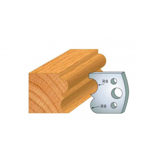 JEU DE 2 FERS PROFILES ACIER HT 40MM  N°025