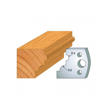 JEU DE 2 FERS PROFILES ACIER HT 40MM  N°024