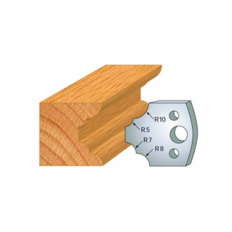 JEU DE 2 FERS PROFILES ACIER HT 40MM  N°022