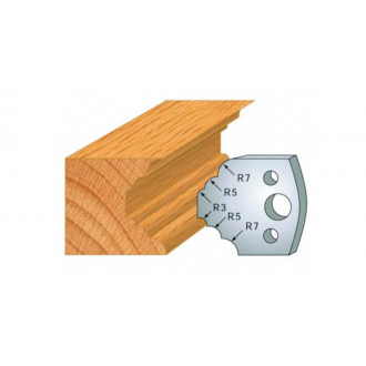 JEU DE 2 FERS PROFILES ACIER HT 40MM  N°021