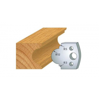 JEU DE 2 FERS PROFILES ACIER HT 40MM  N°018