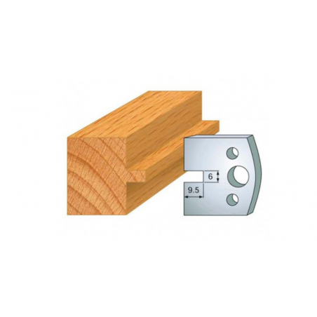 JEU DE 2 FERS PROFILES ACIER HT 40MM  N°017