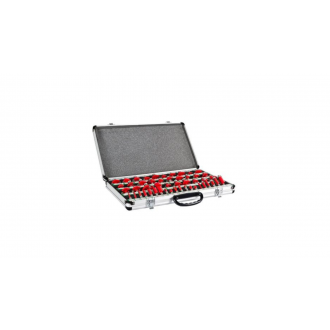 JEU DE 50 FRAISES A DEFONCER COFFRET ALUMINIUM OFS50_230V