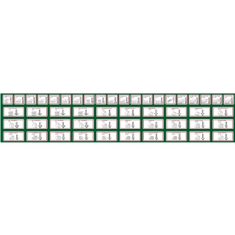 JEU DE 50 FRAISES A DEFONCER COFFRET ALUMINIUM OFS50_230V
