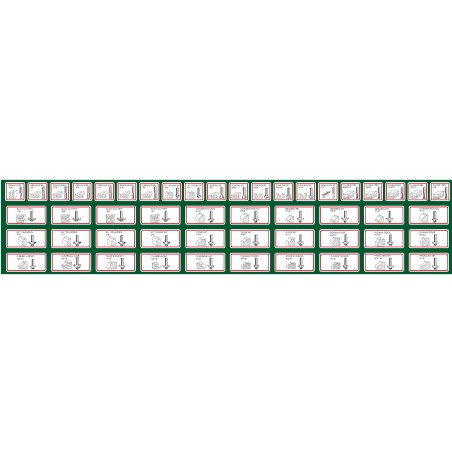 JEU DE 50 FRAISES A DEFONCER COFFRET ALUMINIUM OFS50_230V