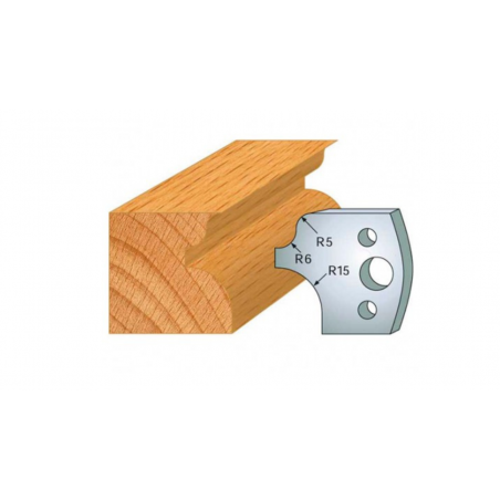 JEU DE 2 FERS PROFILES ACIER HT 40MM  N°011