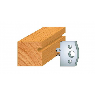 JEU DE 2 FERS PROFILES ACIER HT 40MM  N°010