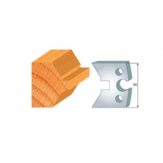 JEU DE 2 FERS PROFILES ACIER HT 50MM  N°306