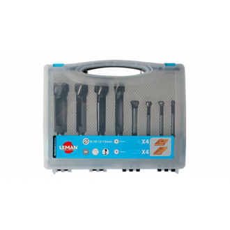 COFFRET 8 MECHES ACIER A FAÇONNER+BOUCHONNER D8/10/12/15 LEMA210.500.08