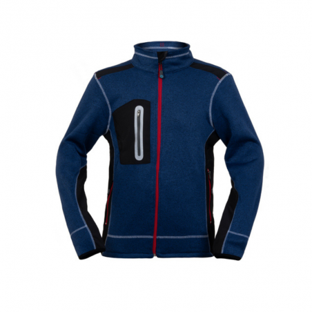 VESTE SKILL COLORIS MARINE 100% POLYESTERE TAILLE M