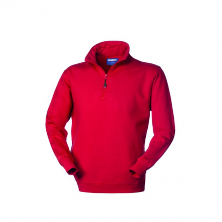 SWEAT-SHIRT PEARL COLORIS ROUGE 80% COTON 20% POLYESTERE TAILLE XXL