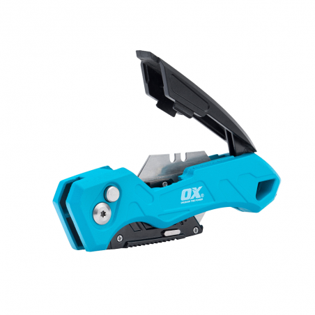 COUTEAU PLIANT A LAME FIXE ROBUSTE INCLUS 3 LAMES OX PRO P224301