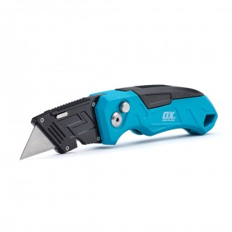 COUTEAU PLIANT A LAME FIXE ROBUSTE INCLUS 3 LAMES OX PRO P224301
