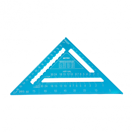 EQUERRE DE CHARPENTIER METRIQUE EN ALUMINIUM 180 MM OX PRO P506518