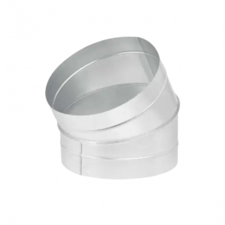 COUDE EMBOUTI GALVA 30° DIAMETRE 80 MM